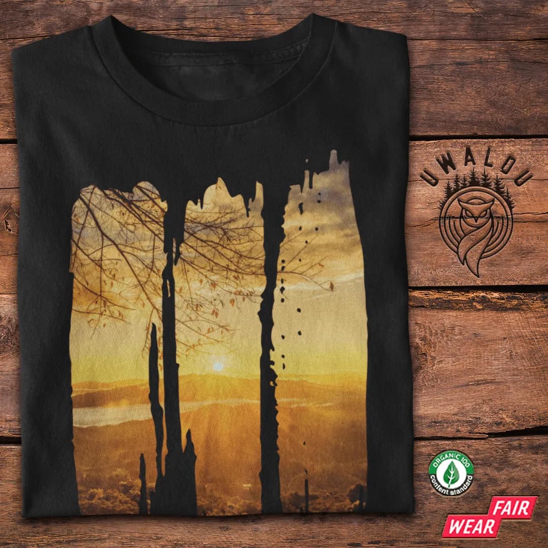 Lovely Nature Brush 2 - Herren Premium Bio Shirt 5