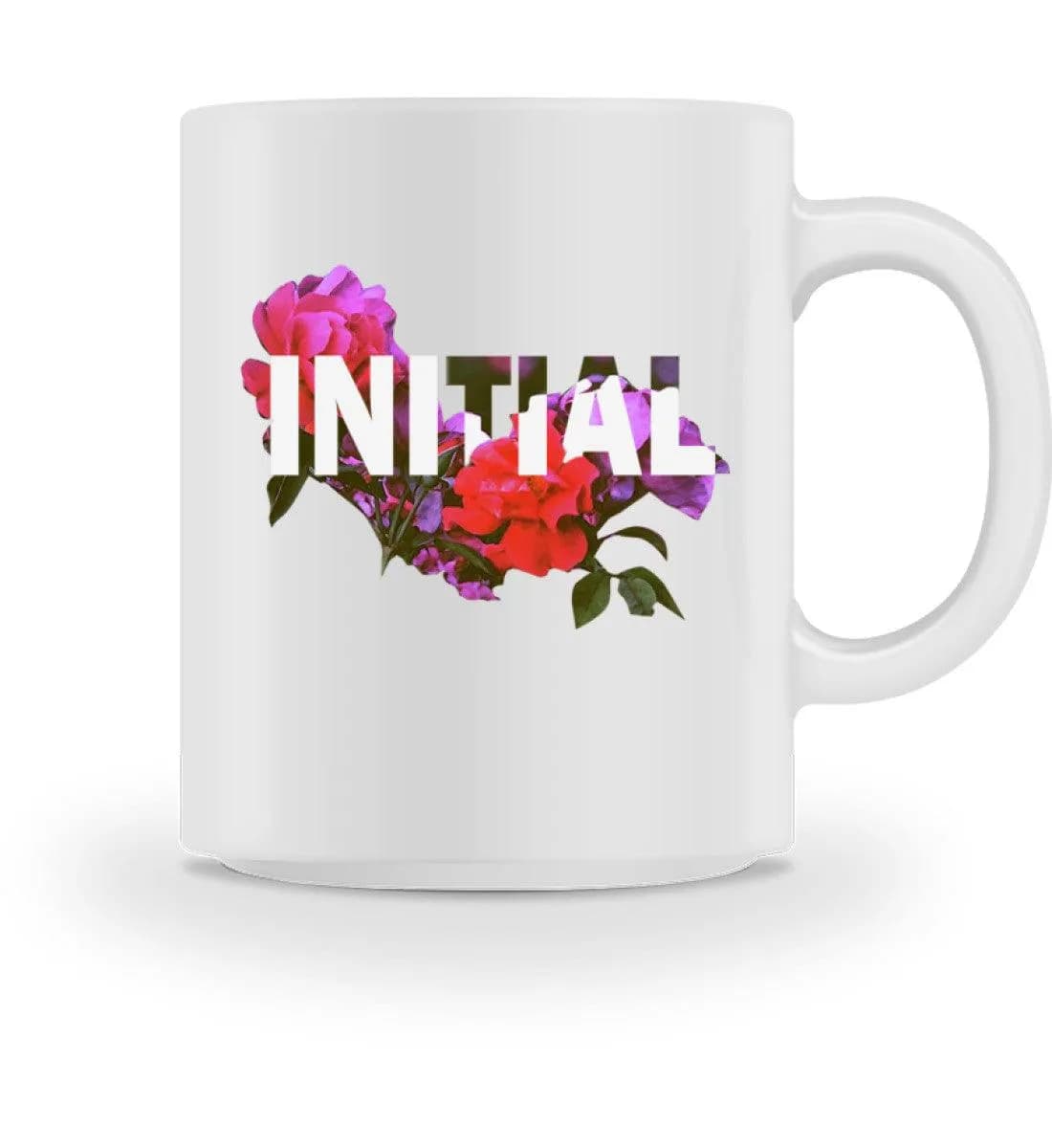 Initial Flowers - Tasse 2