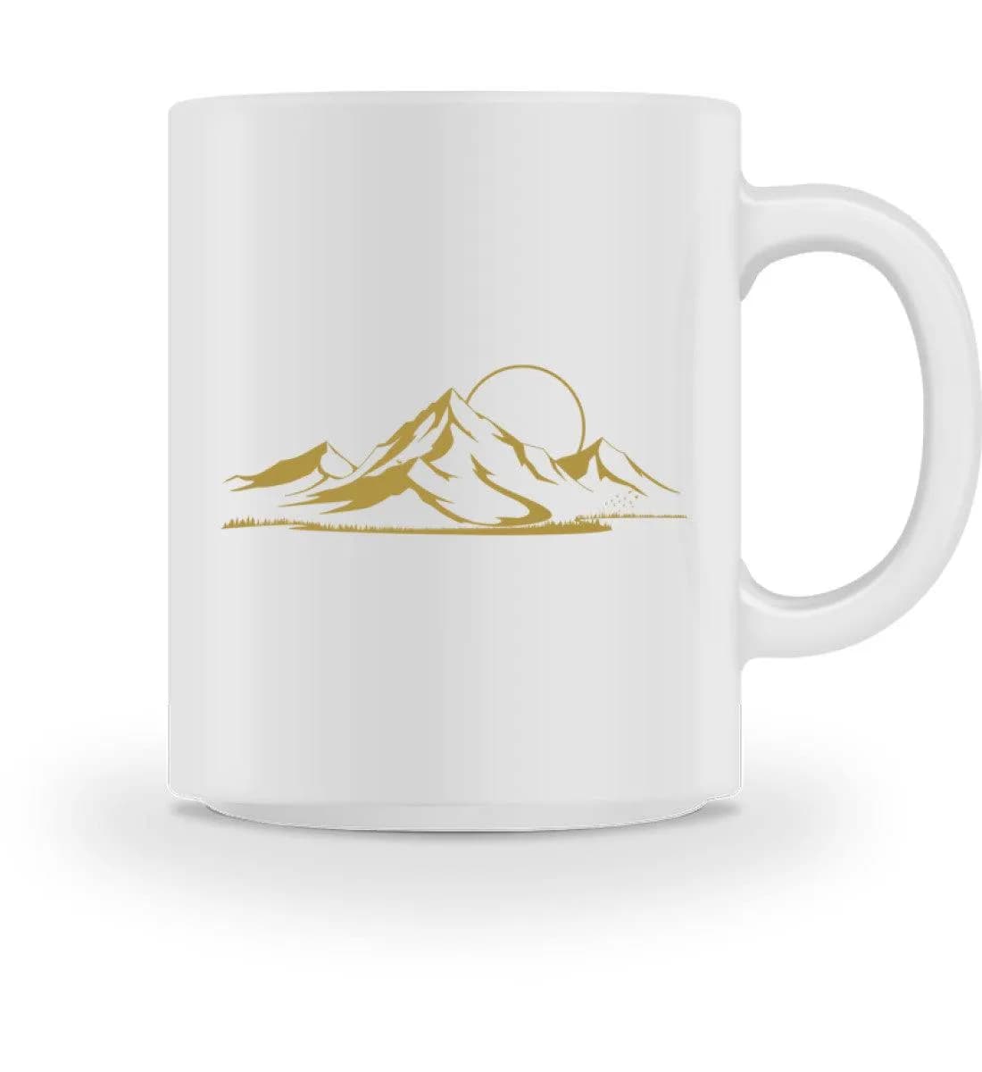 Berglandschaft gold - Tasse 3