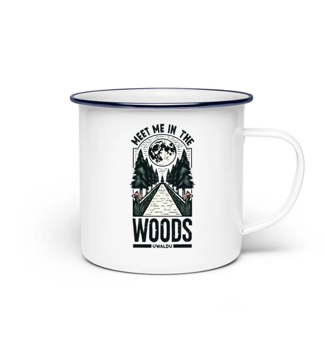 Meet me in the Woods - Emaille Tasse 2