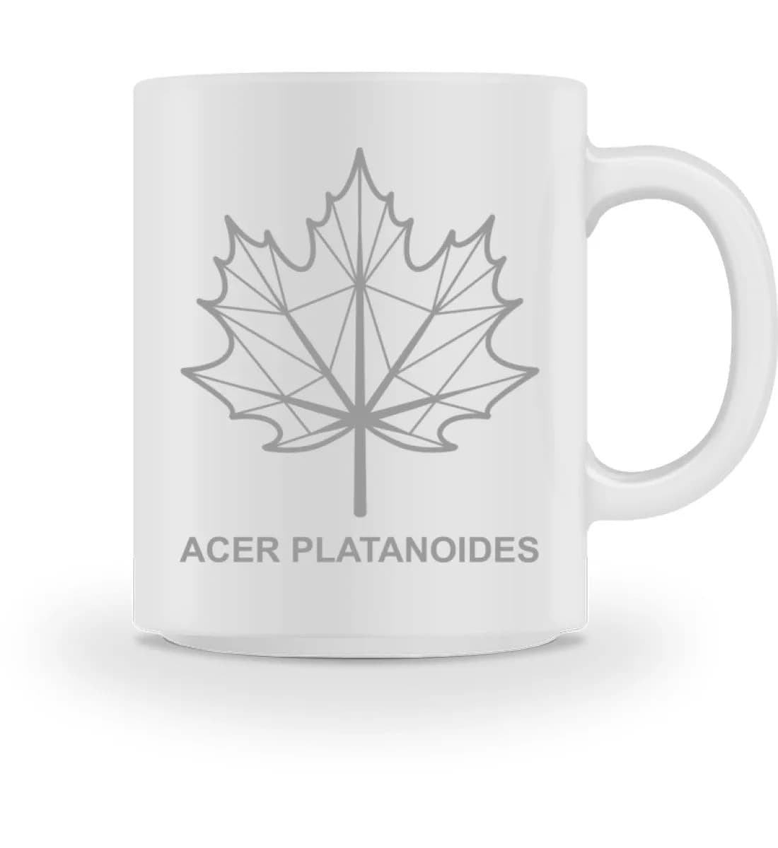 Spitzahornblatt Linien - Tasse 3