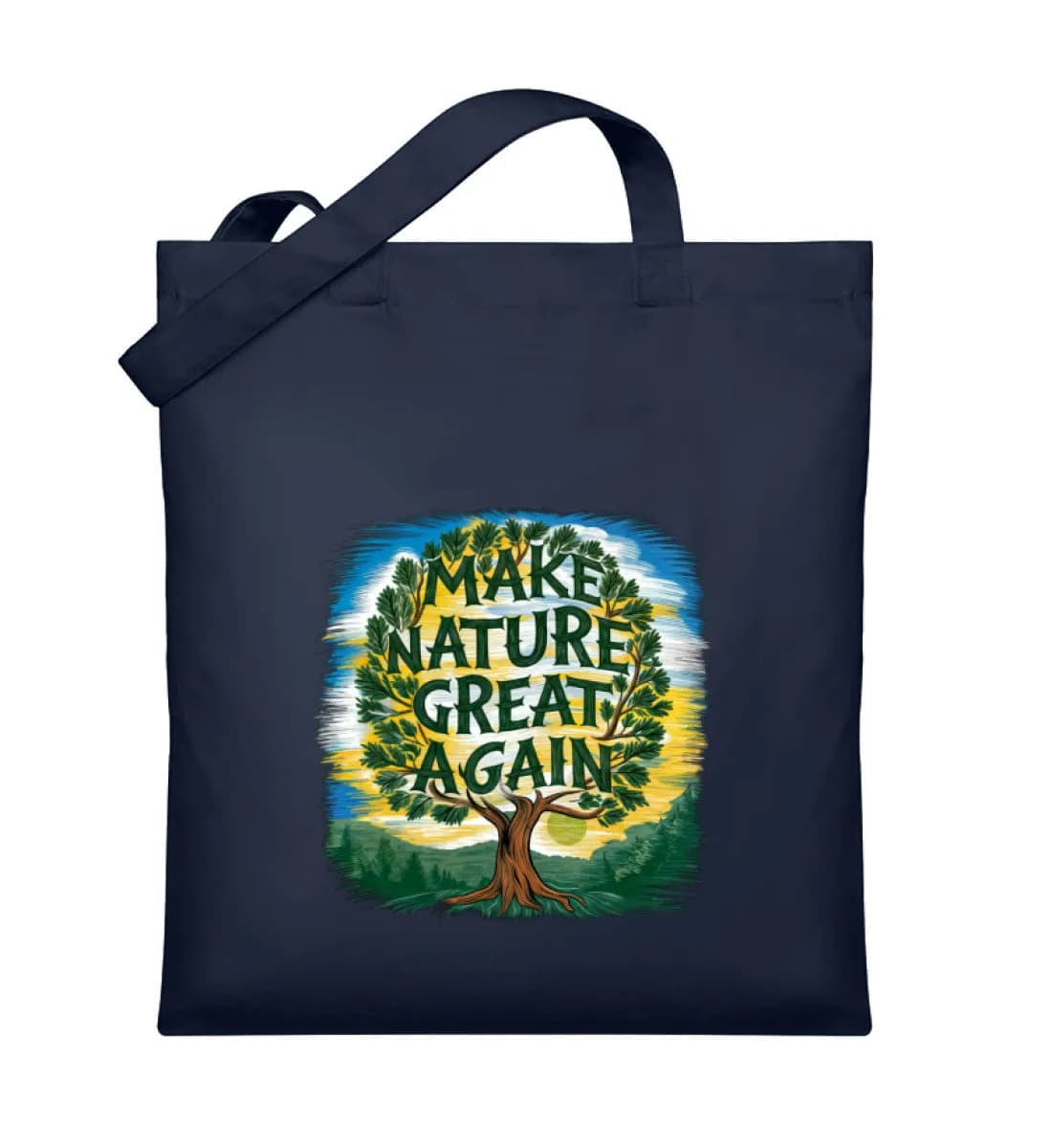Make Nature great again Tree - Organic Jutebeutel 2