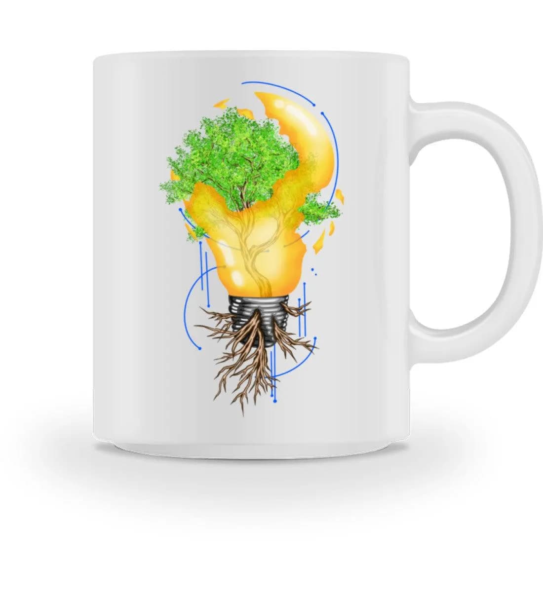 Tree in broken lightbulb - Tasse 2