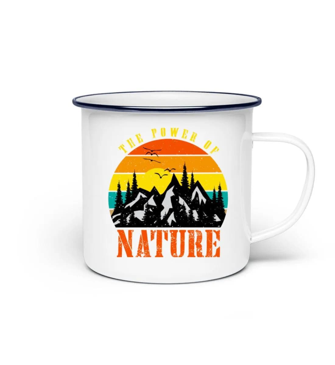 The Power of Nature - Emaille Tasse 2