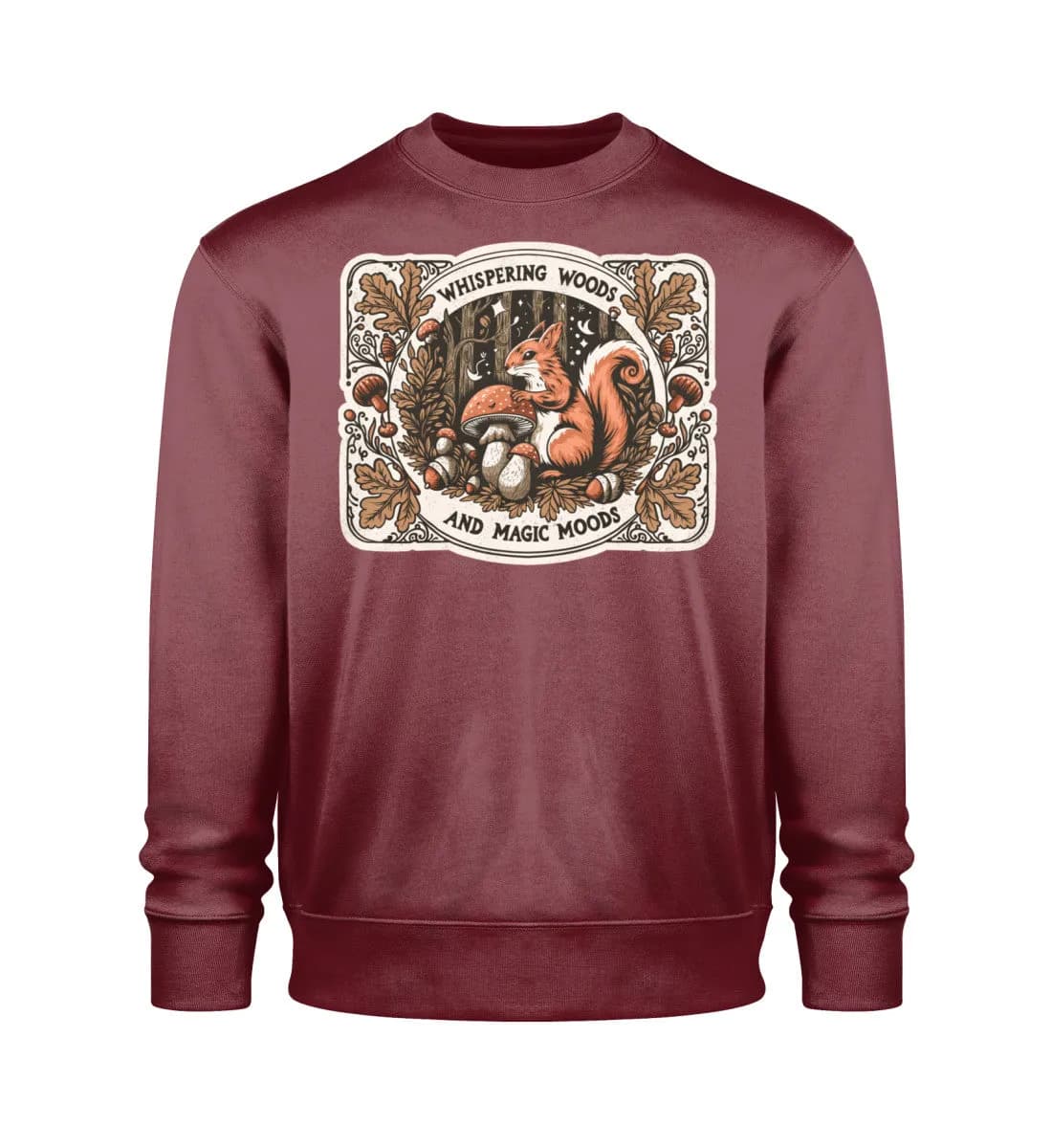 Whispering Woods Squirrel - Unisex Bio Sweatshirt 3