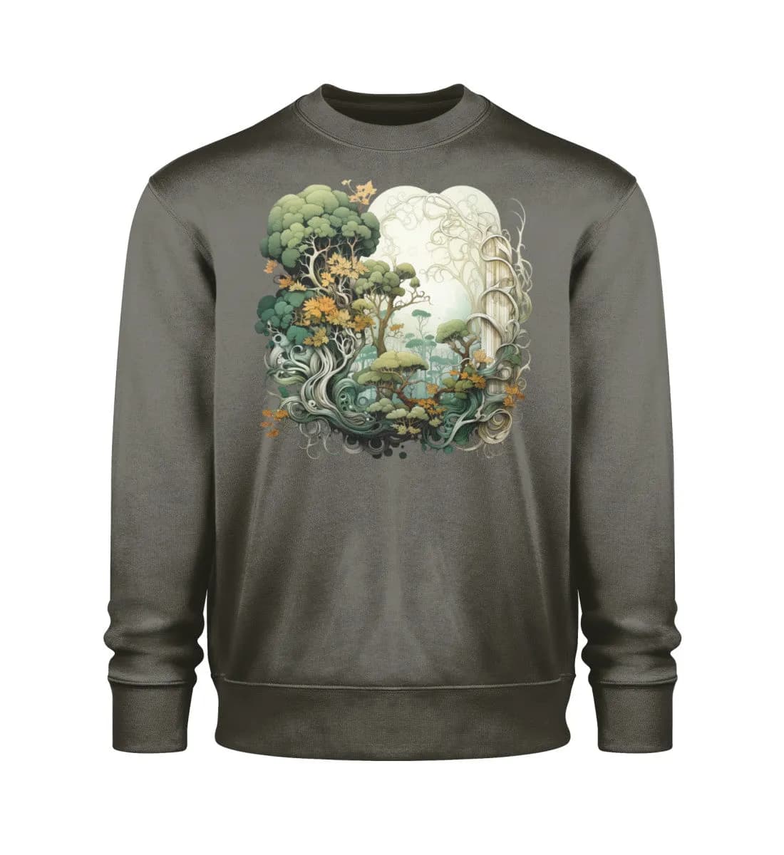 Verwobene Wälder - Unisex Bio Sweatshirt 5