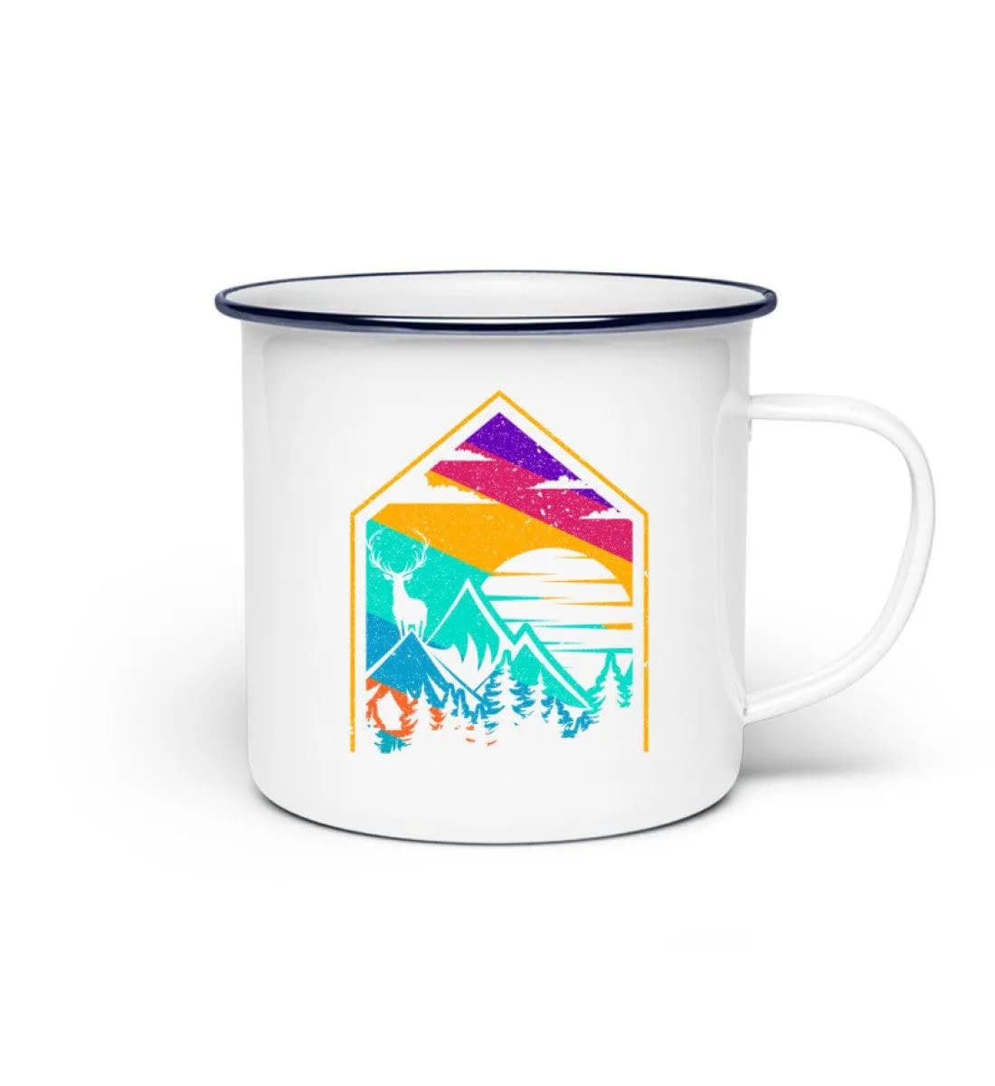 Lovely Nature House - Emaille Tasse 2