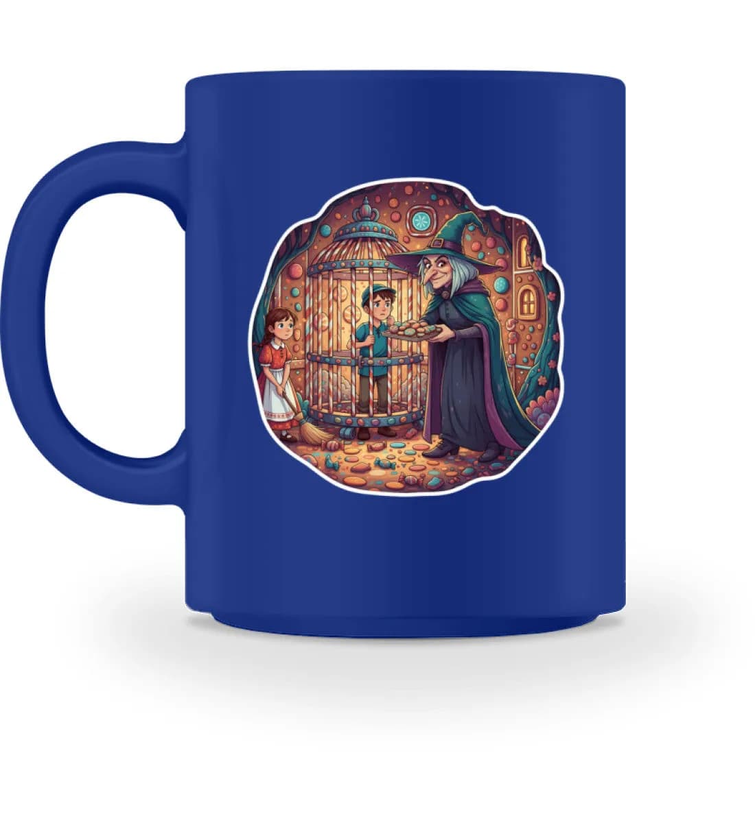 Hexe hat Hänsel und Gretel im Käfig gefangen  - Tasse 2