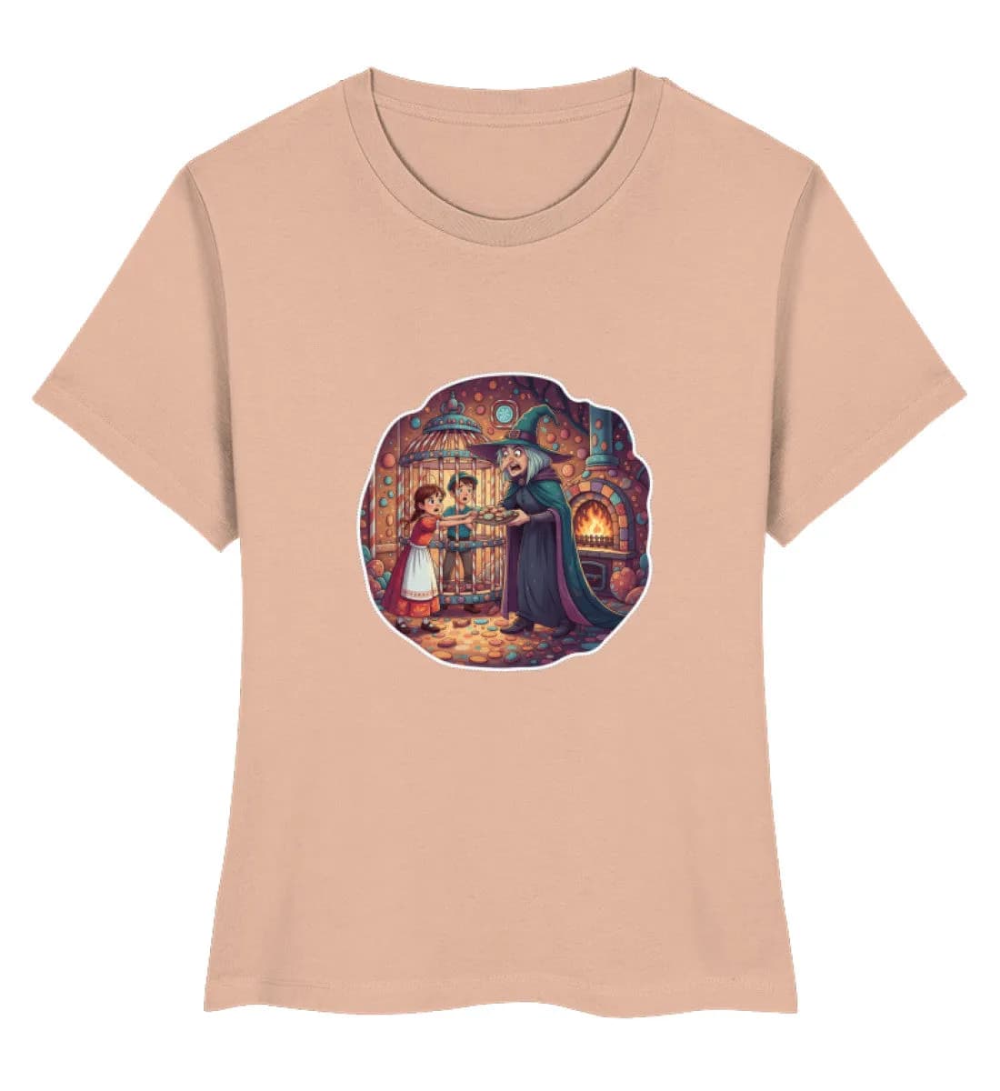 Gretel überlistet die Hexe  - Damen Premium Bio Shirt 3