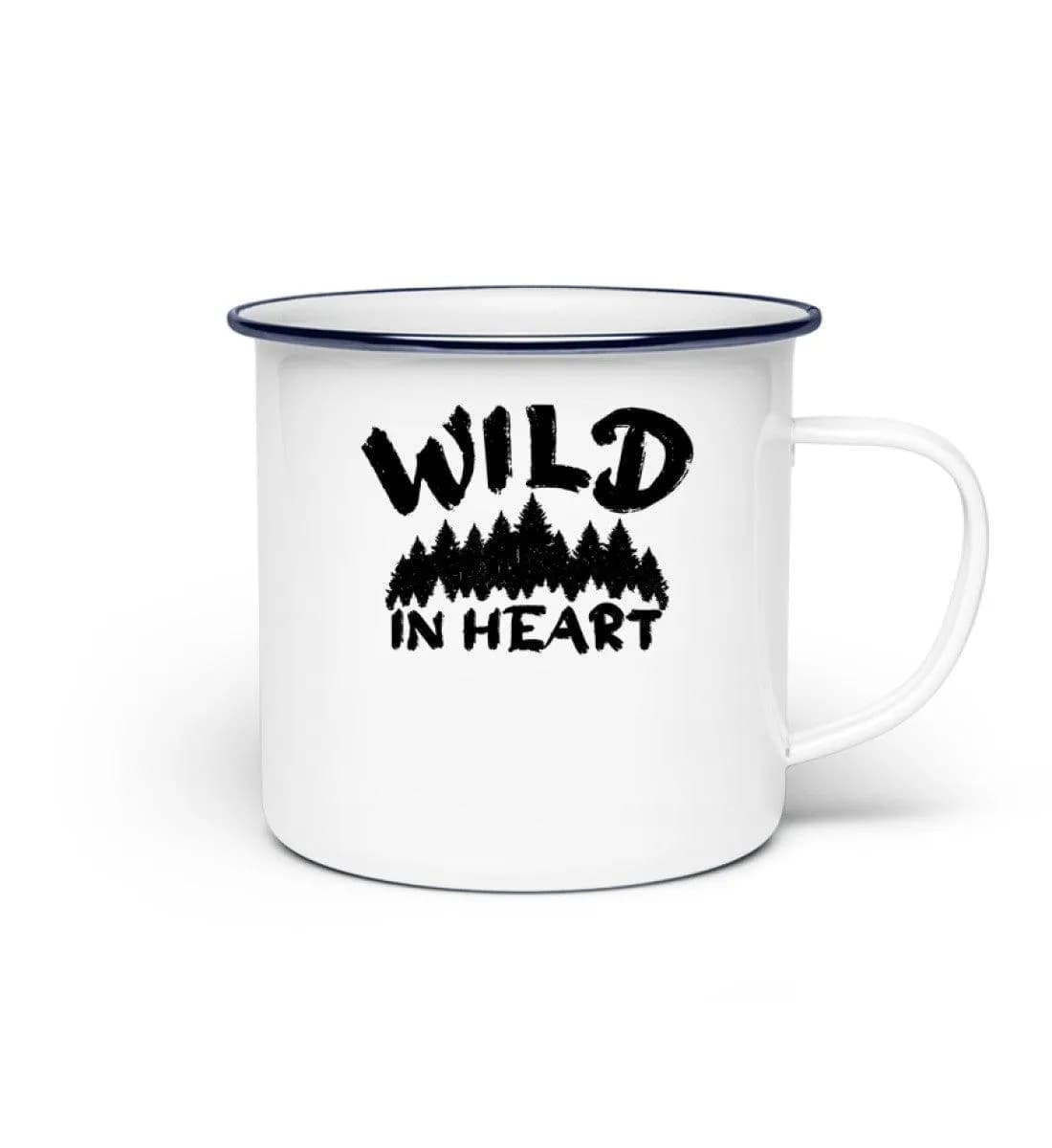Wild in heart - Emaille Tasse 2