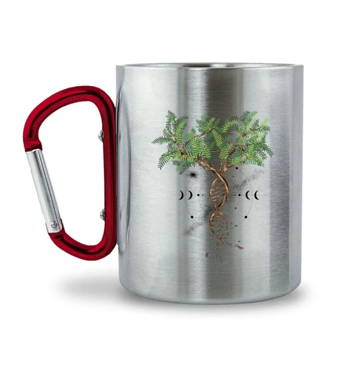 Tree DNA - Edelstahltasse mit Karabinergriff 2