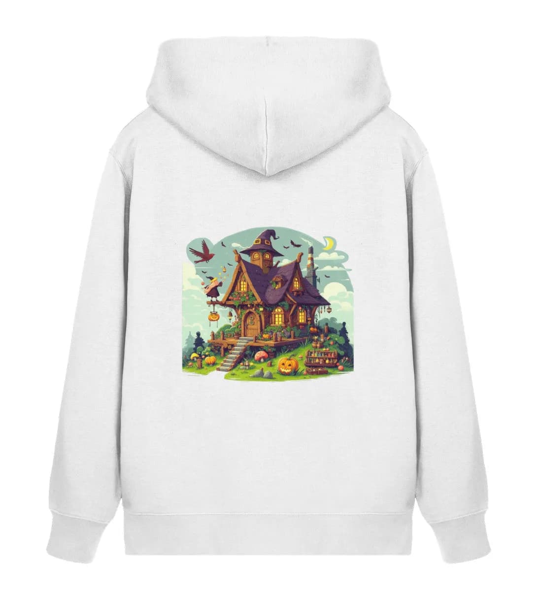 Hänsel und Gretel  Hexenhaus  - Unisex Bio Zipper 5