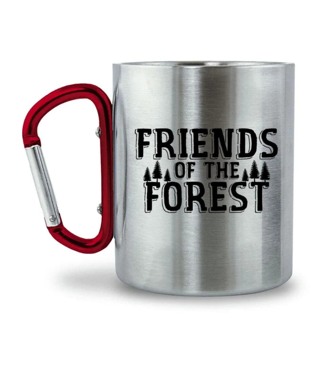 Friends of the forest - Edelstahltasse mit Karabinergriff 2