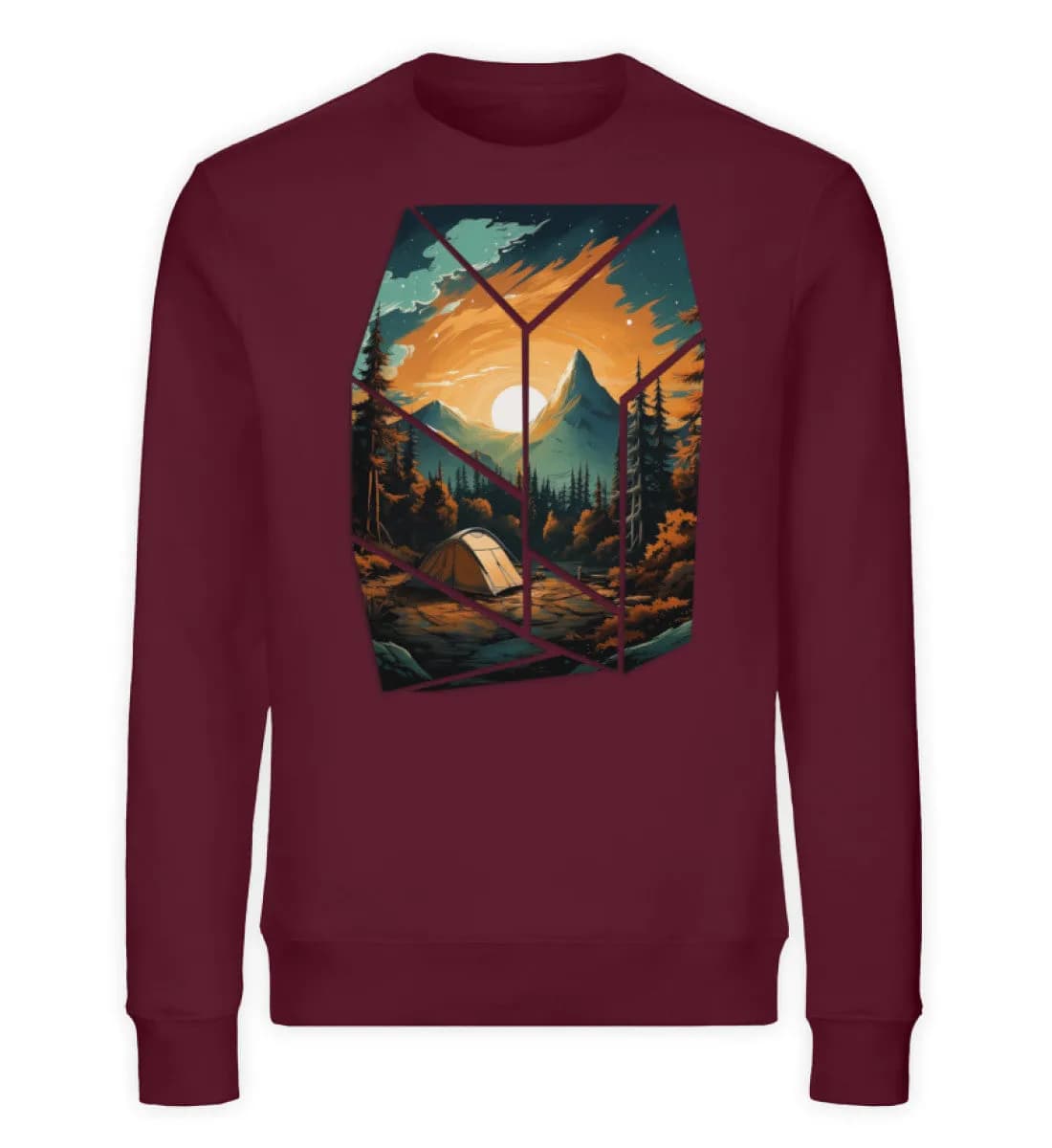 Camping in nature - Unisex Bio Sweatshirt 2