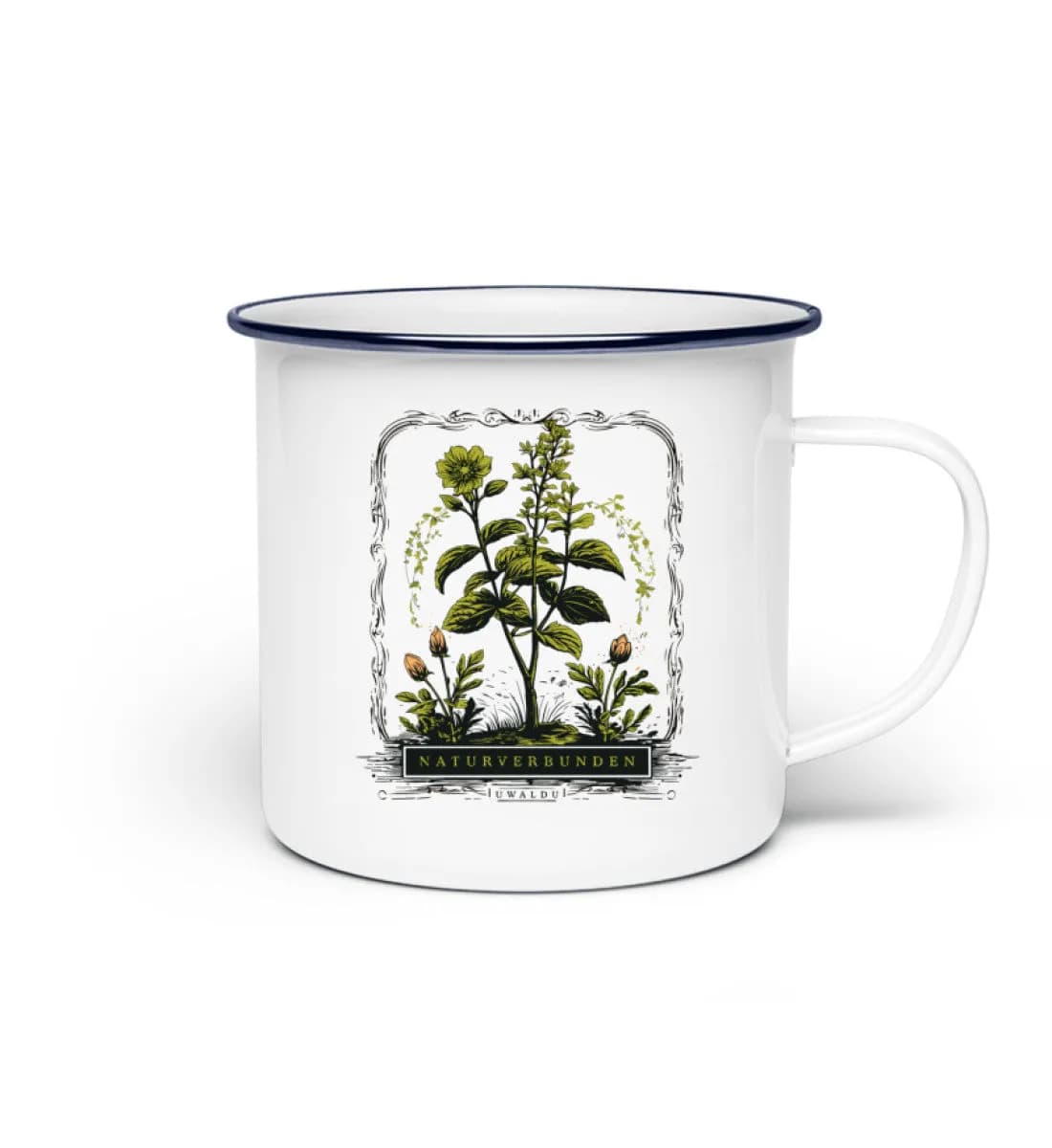 Naturverbunden - Emaille Tasse 2