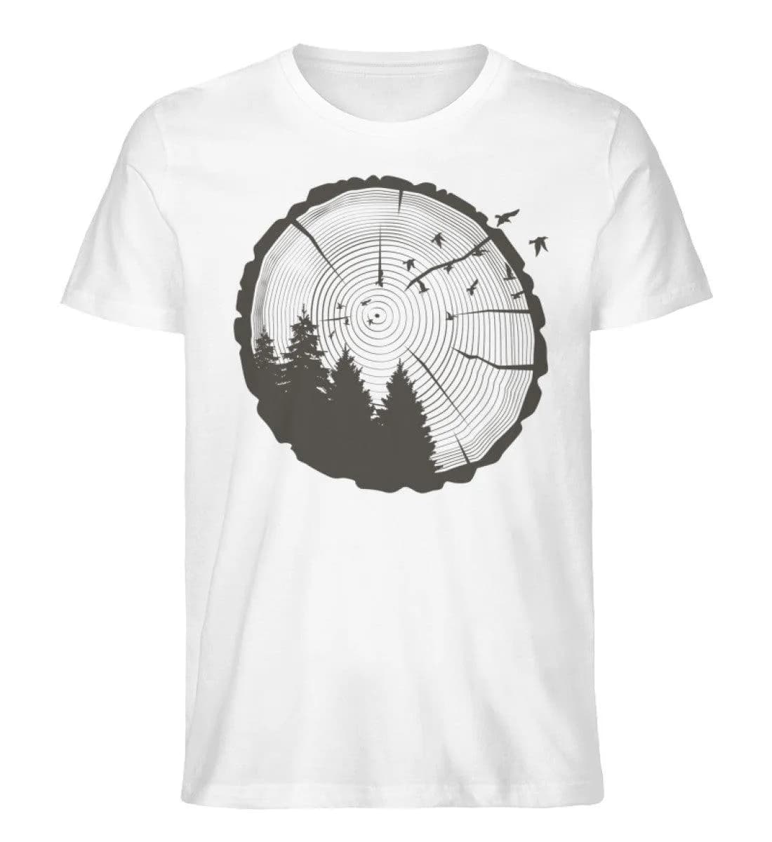 Wald im Stamm - Herren Premium Bio Shirt 2