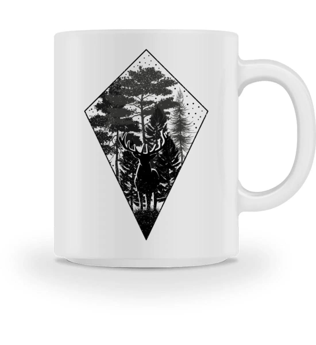 Hirsch im Wald Drachendreieck - Tasse 2
