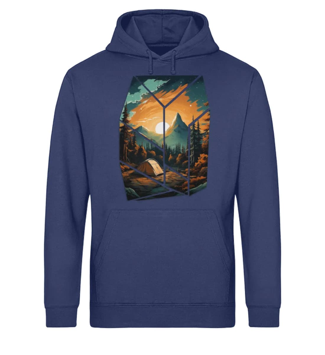 Camping in nature - Unisex Basic Bio Hoodie 2