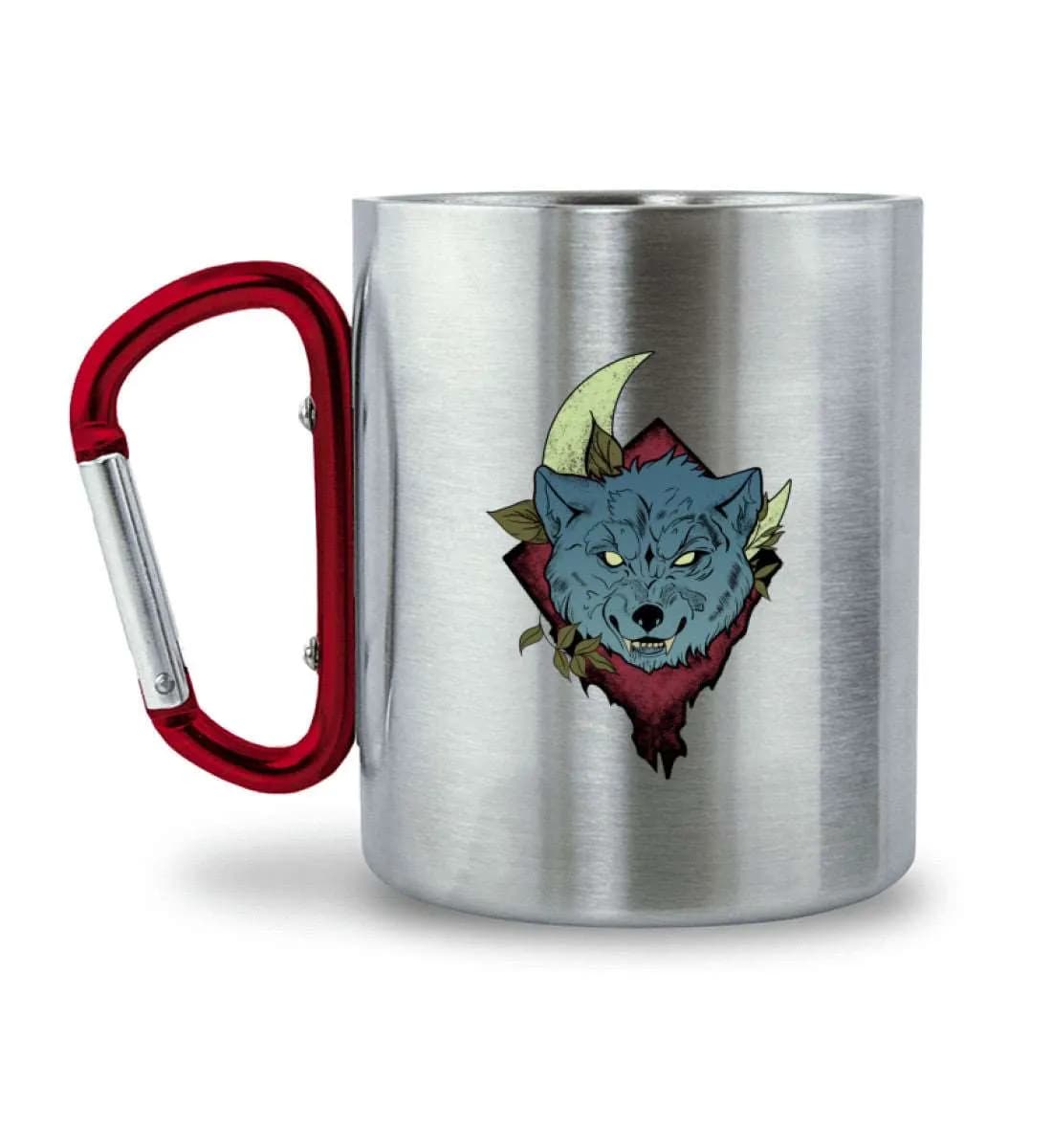 Bad wolf - Edelstahltasse mit Karabinergriff 2