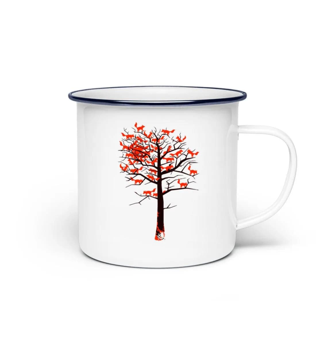 Foxtree - Emaille Tasse 2