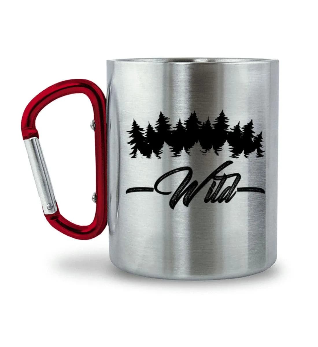 Wild - Edelstahltasse mit Karabinergriff 2