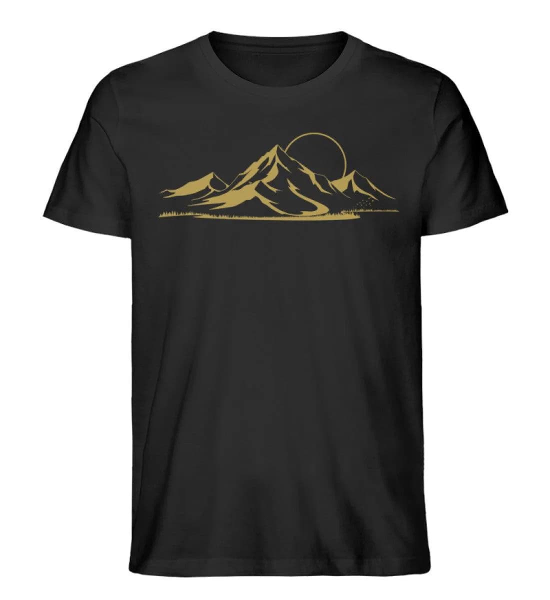 Berglandschaft gold - Herren Premium Bio Shirt