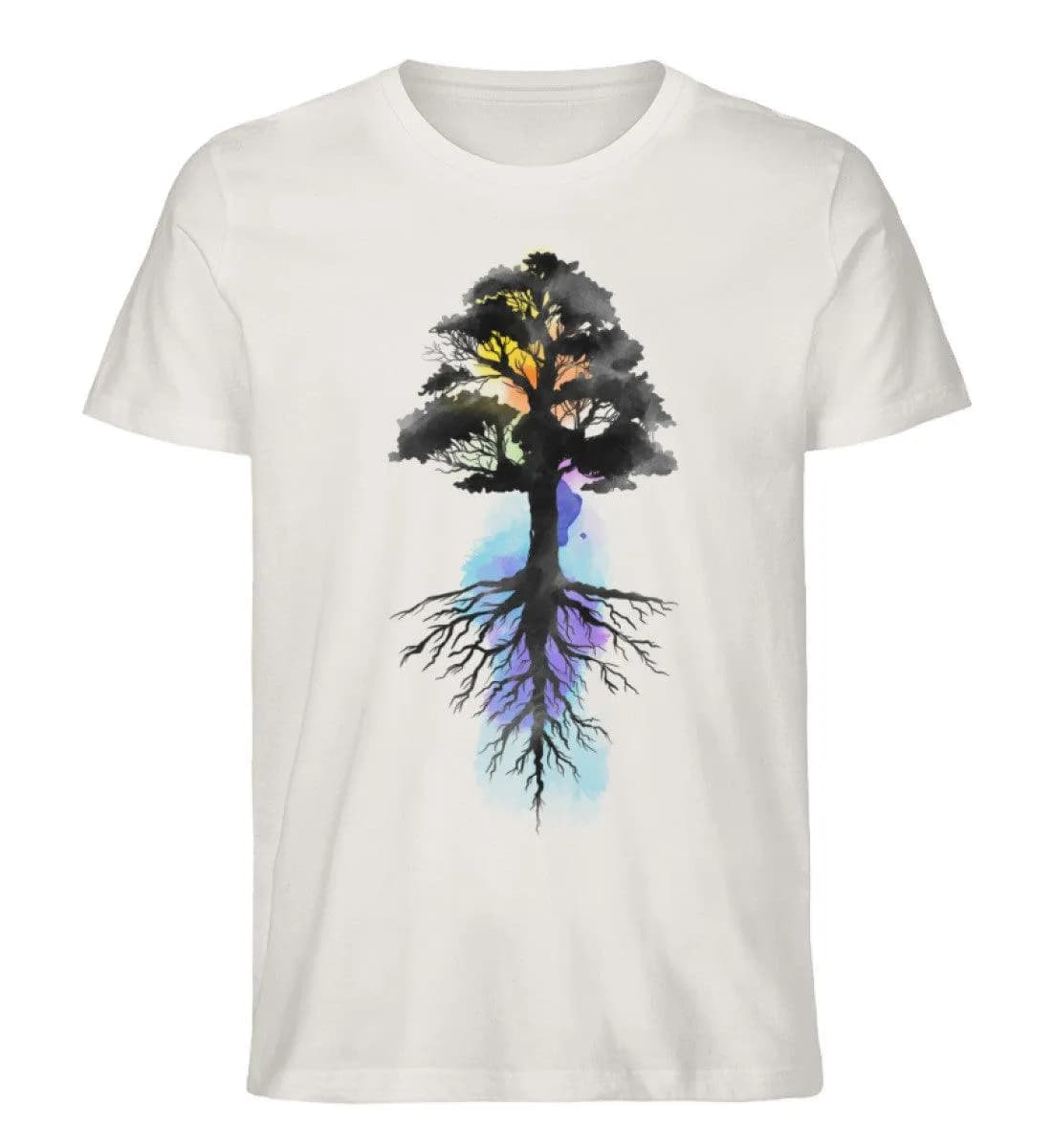 Watercolor Tree - Herren Premium Bio Shirt 3