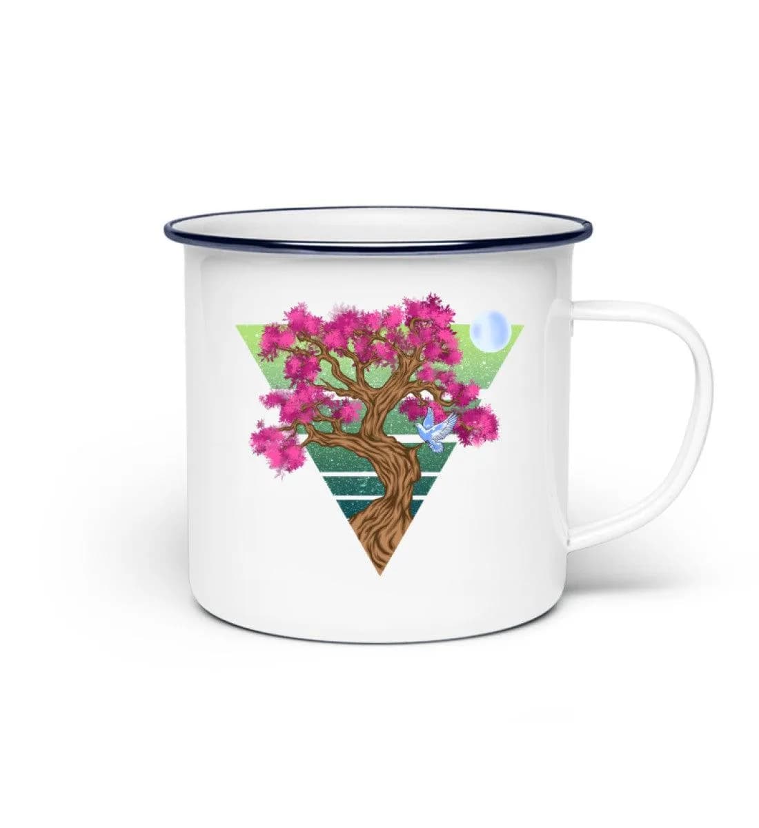 Triangletree - Emaille Tasse 2