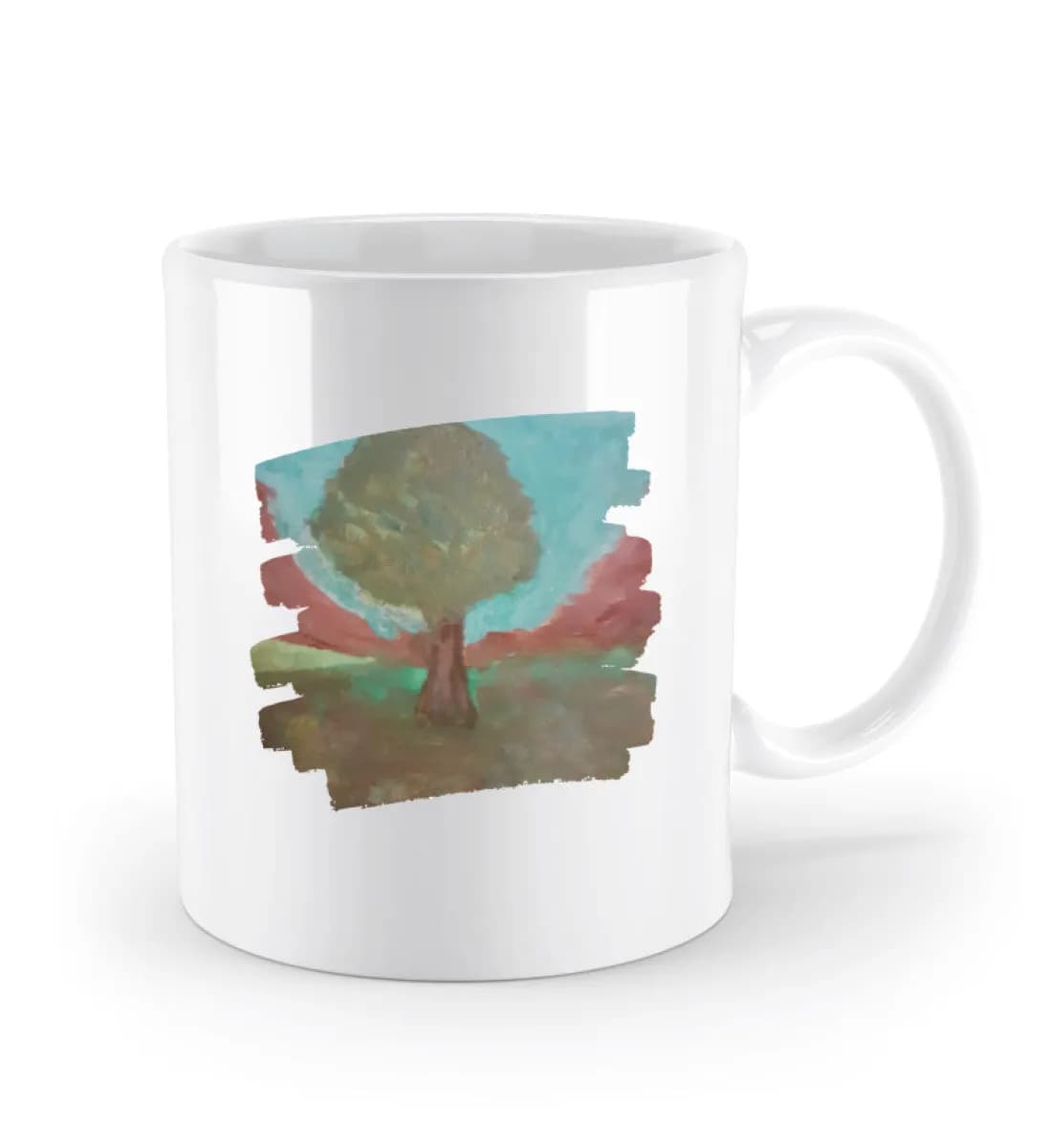 Baum im Tal - Tasse 2