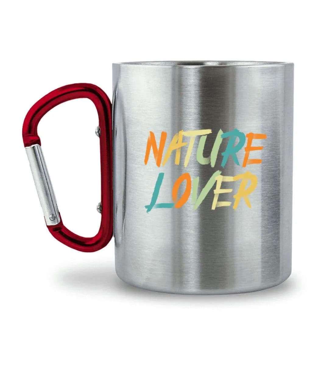 Nature Lover - Edelstahltasse mit Karabinergriff 2