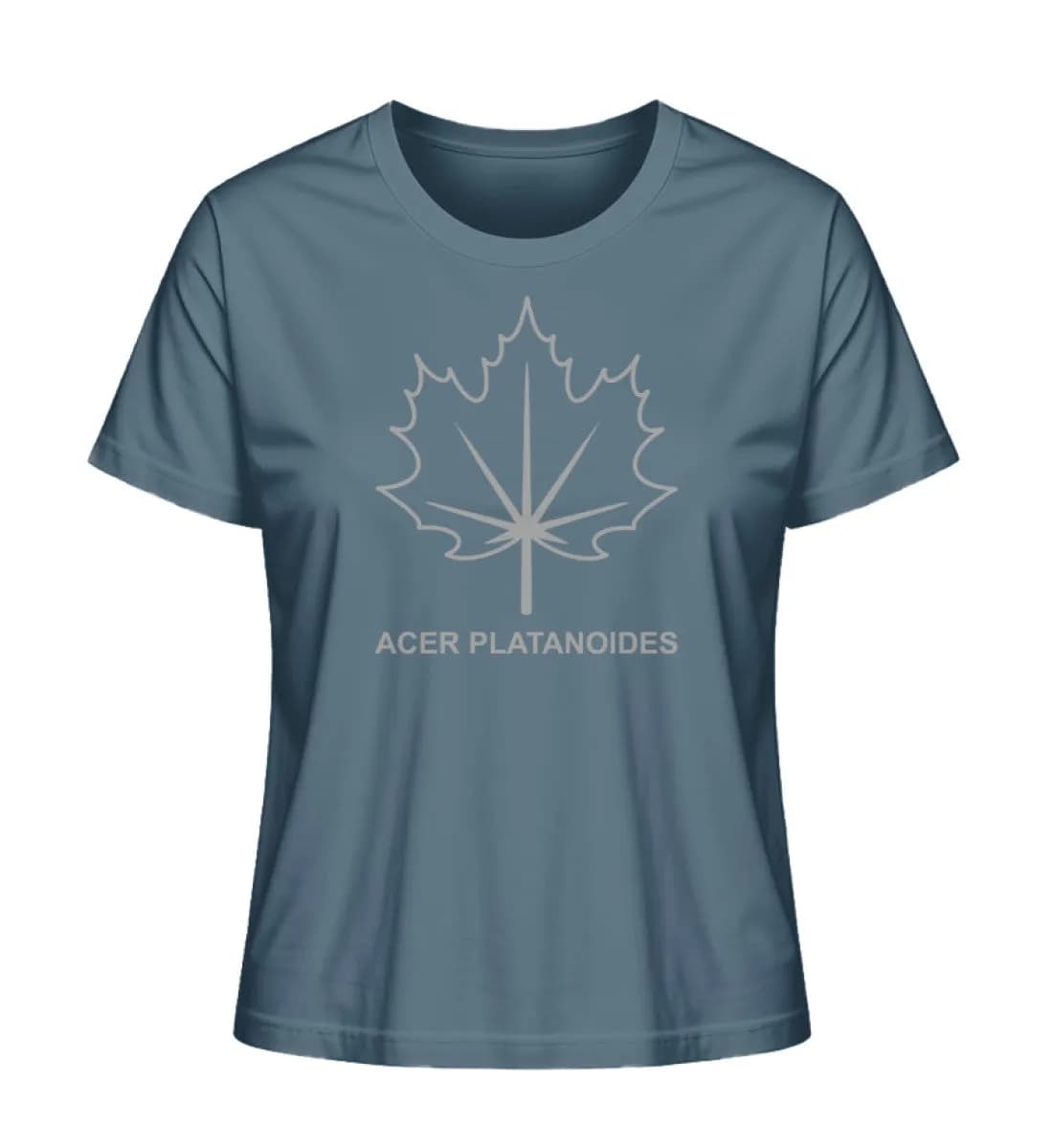 Spitzahornblatt Linien - Damen Premium Bio Shirt 4