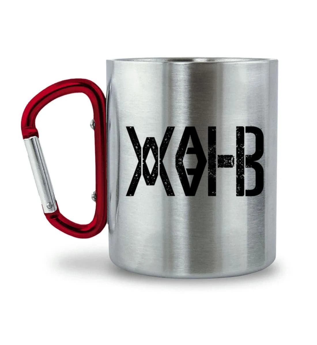 Wald Wald - Edelstahltasse mit Karabinergriff 2