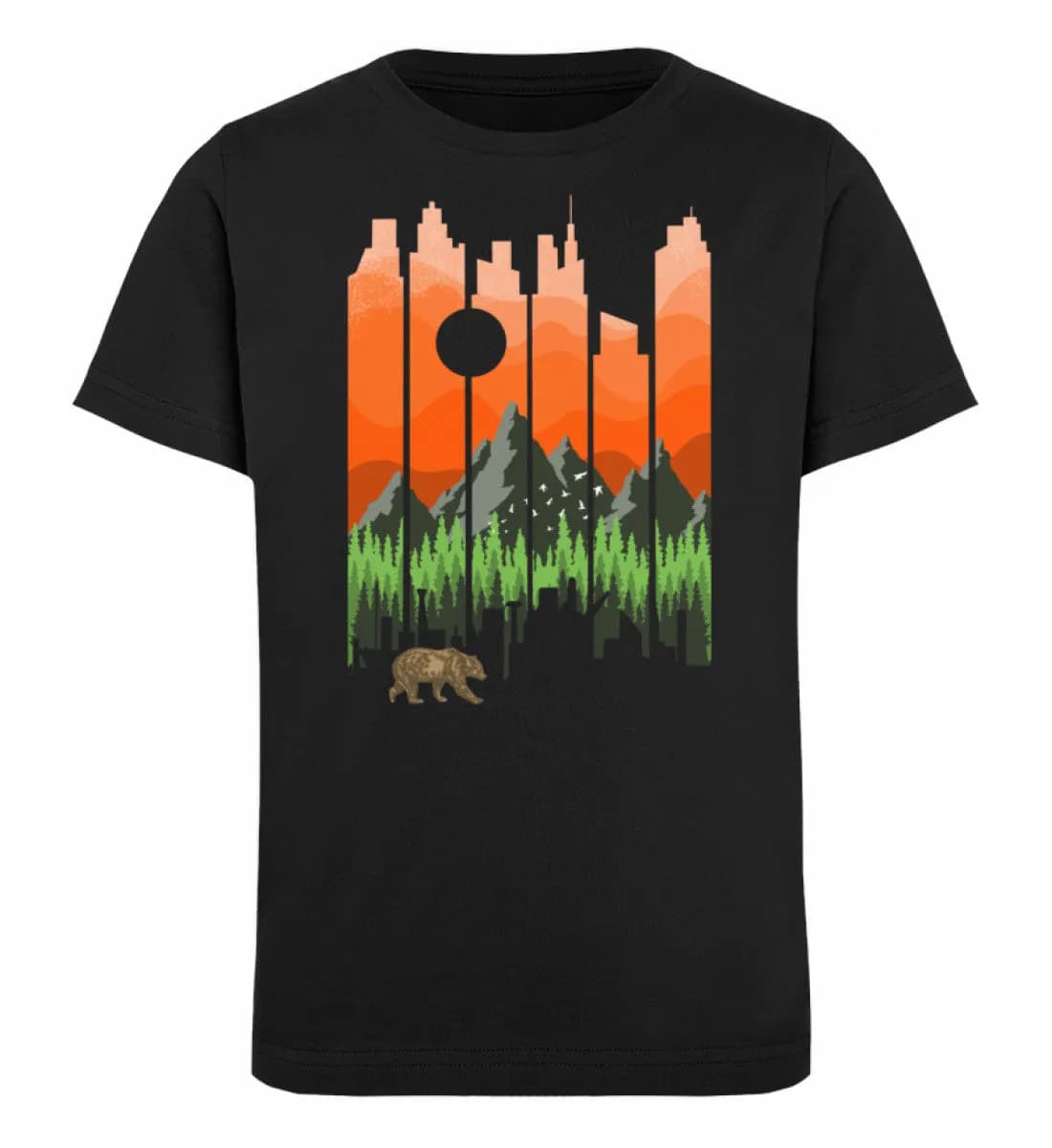 Nature Landscape Sunset - Kinder Bio T-Shirt