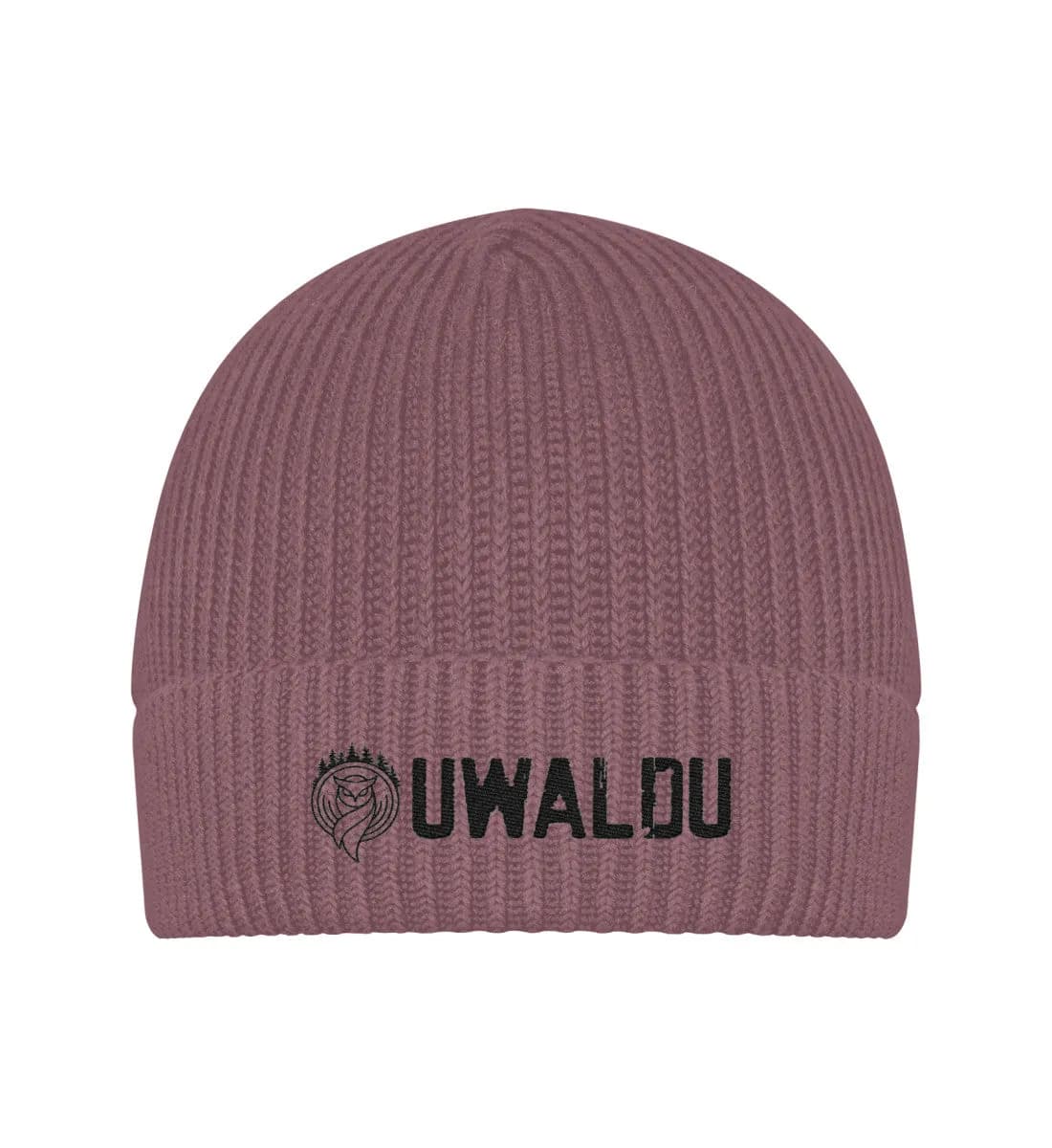 Uwaldu Logo  - Beanie mit Stick 2