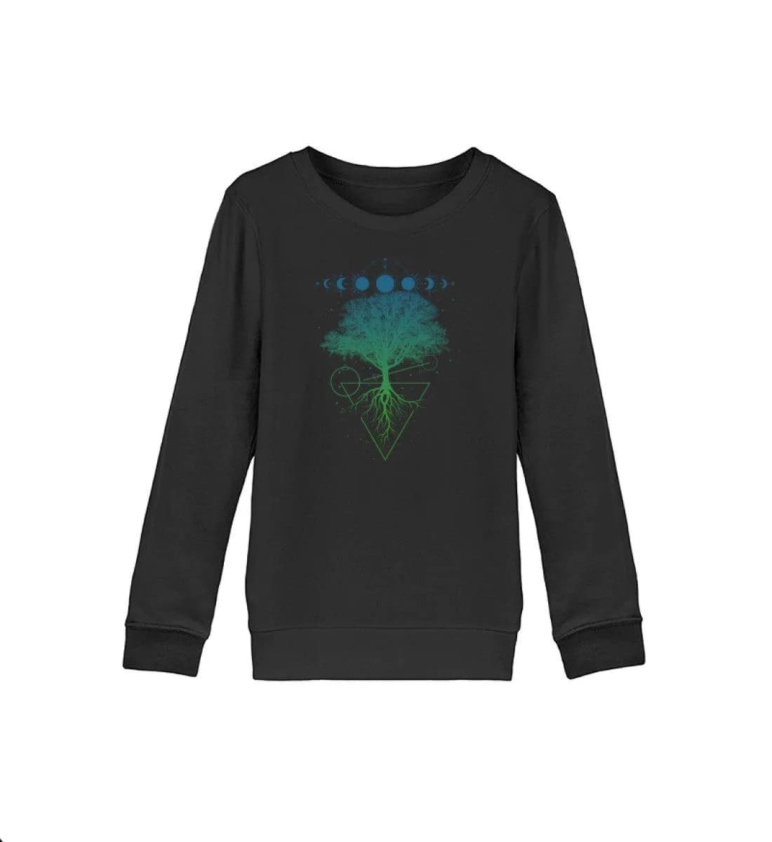 Baum Mondphasen - Kinder Bio Sweatshirt