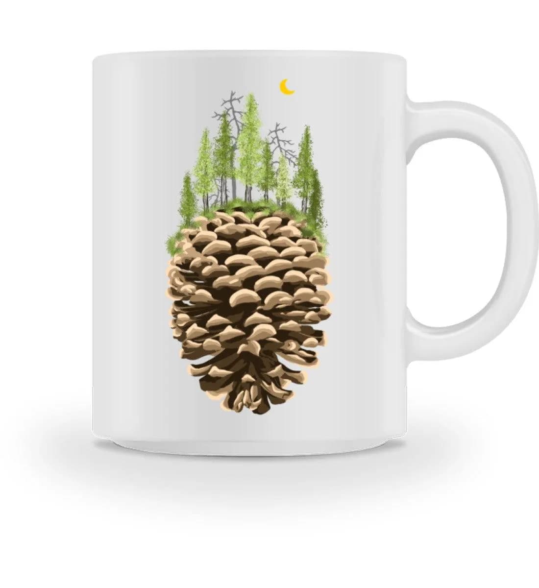 Bäume auf Tannenzapfen - Tasse 2