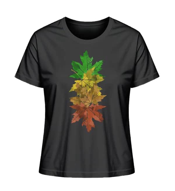 Ahornblätter - Damen Premium Bio Shirt