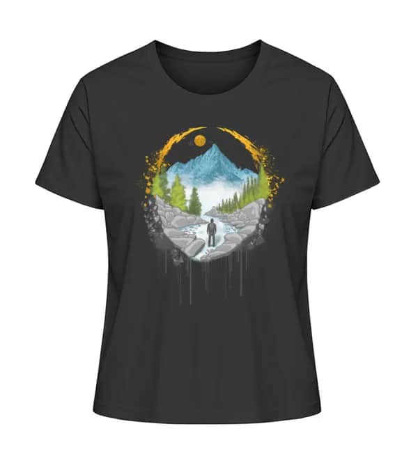 Mountain Path - Damen Premium Bio Shirt