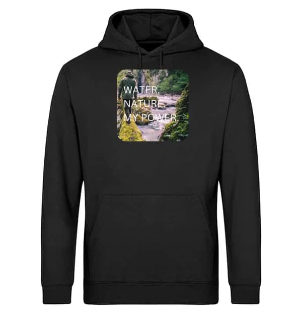 Water Nature My Power - Unisex Basic Bio Hoodie