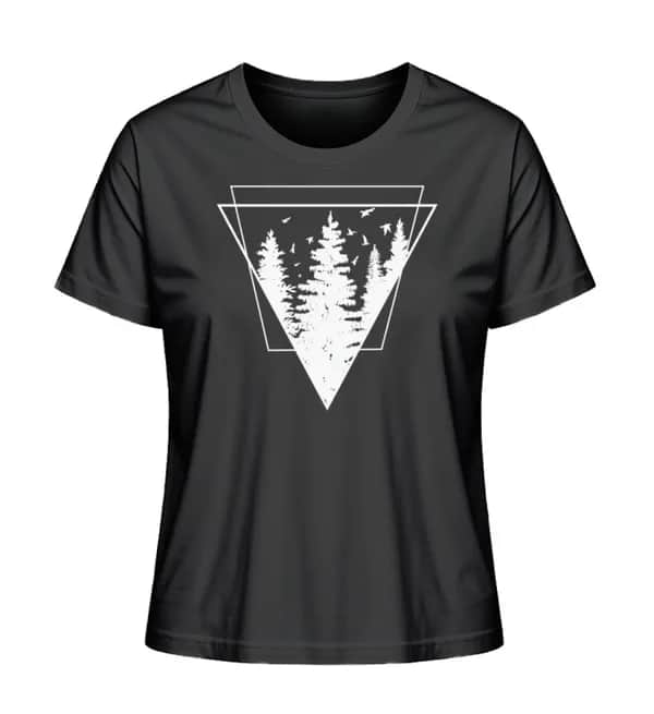 Wald im Dreieck - Damen Premium Bio Shirt