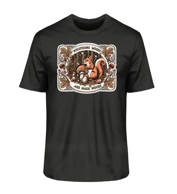 Whispering Woods Squirrel - Herren Premium Bio Shirt