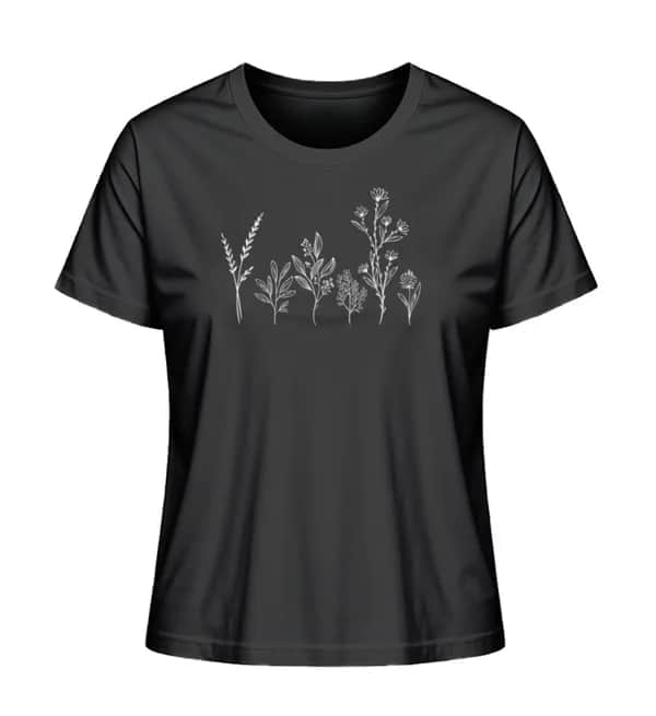 Blumen - Damen Premium Bio Shirt