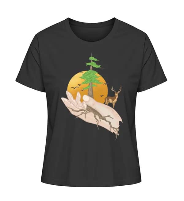 Root hands - Damen Premium Bio Shirt
