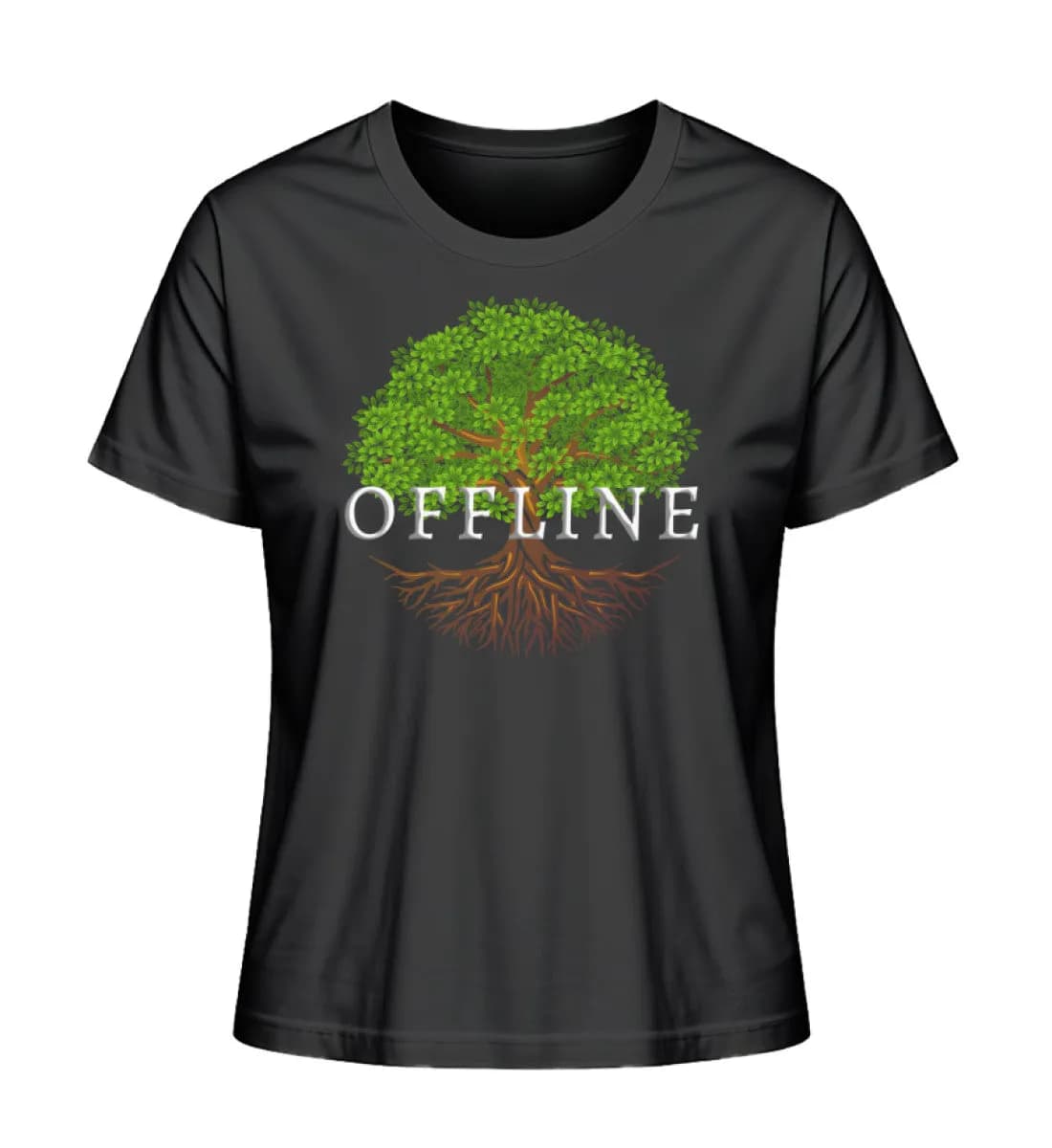 Offline Tree - Damen Premium Bio Shirt