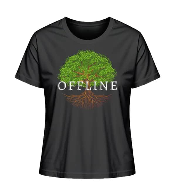 Offline Tree - Damen Premium Bio Shirt