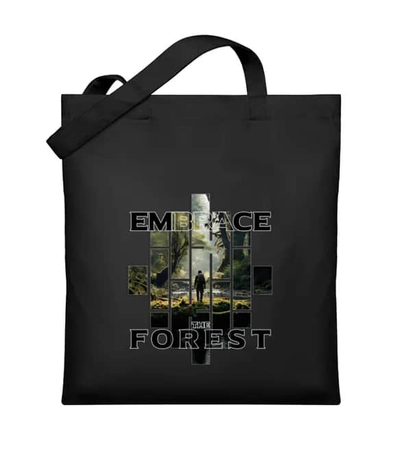 Embrace the forest - Organic Jutebeutel