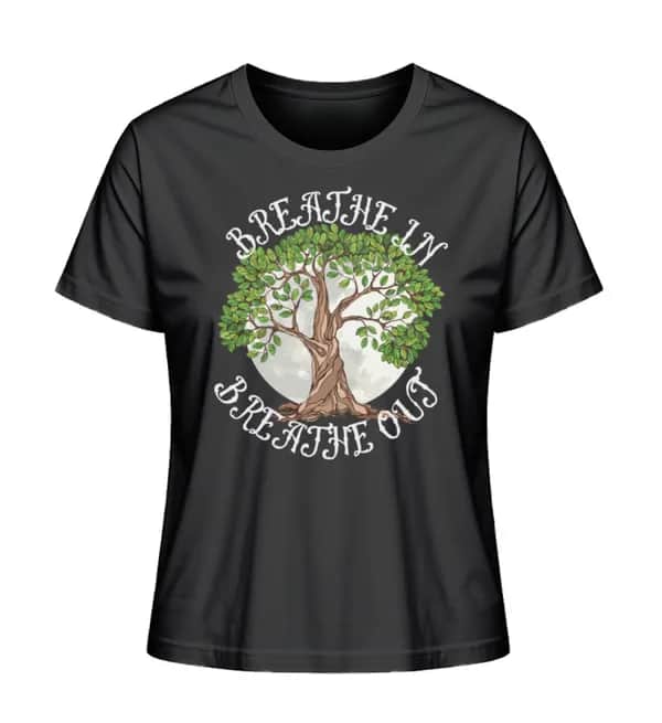 Breathe in - Damen Premium Bio Shirt