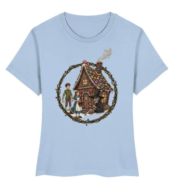 Hänsel und Gretel Hexenhaus - Damen Premium Bio Shirt