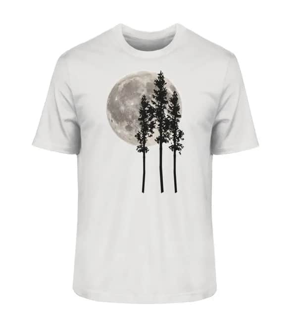 Drei Bäume im Vollmond - Herren Premium Bio Shirt
