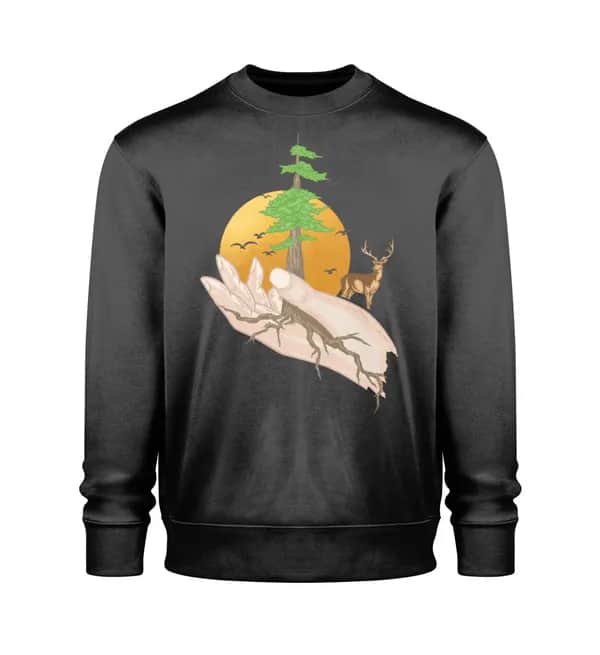 Root hands - Unisex Bio Sweatshirt